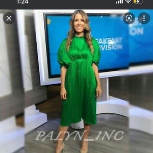 Zara green dress
